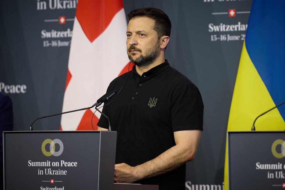 Volodimir Zelenski, presidente de Ucrania