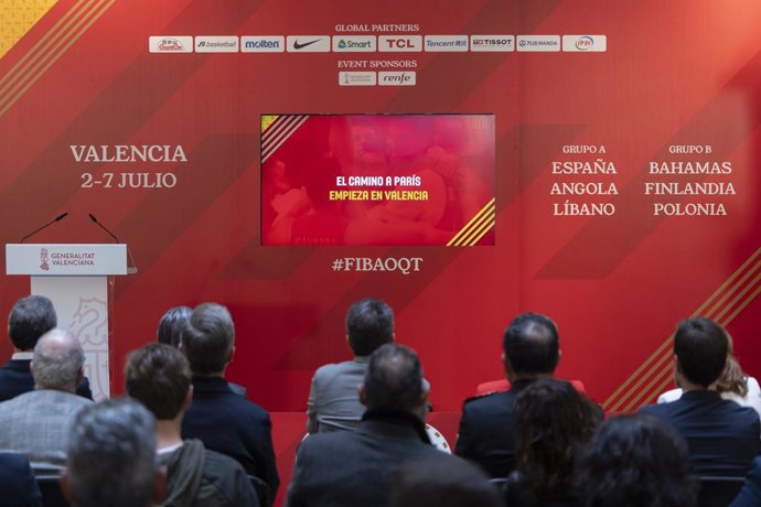 Archivo - Arxiu - Presentació del Torneig de Classificació Olímpica FIBA 2024