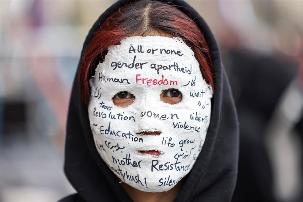 Archivo - Manifestación de la diáspora afgana por los derechos de las mujeres en Afganistán 