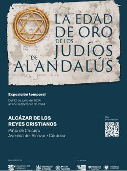 Cartel de la exposición 'La edad de oro de los judíos de Alandalús' en Córdoba.