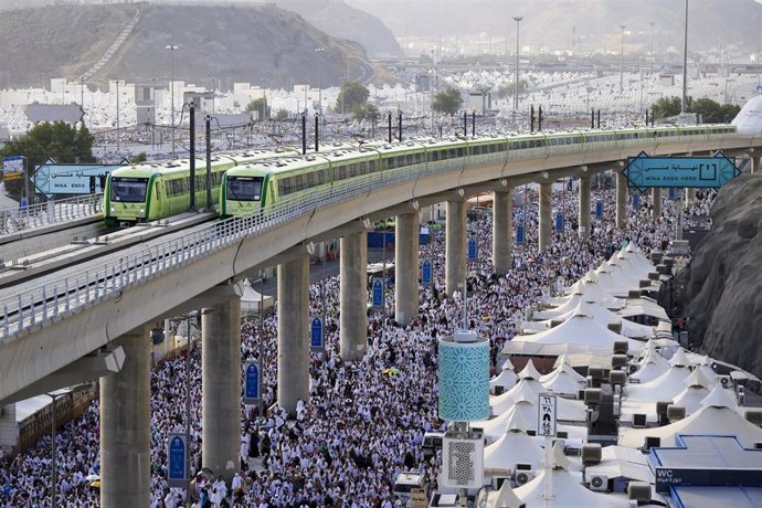 Peregrinación del Hajj en Arabia Saudí, junio de 2024