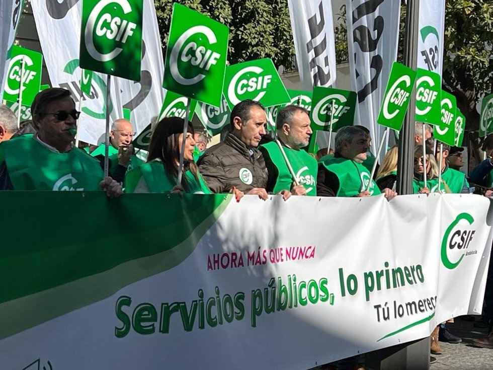 Archivo - Manifestación CSIF