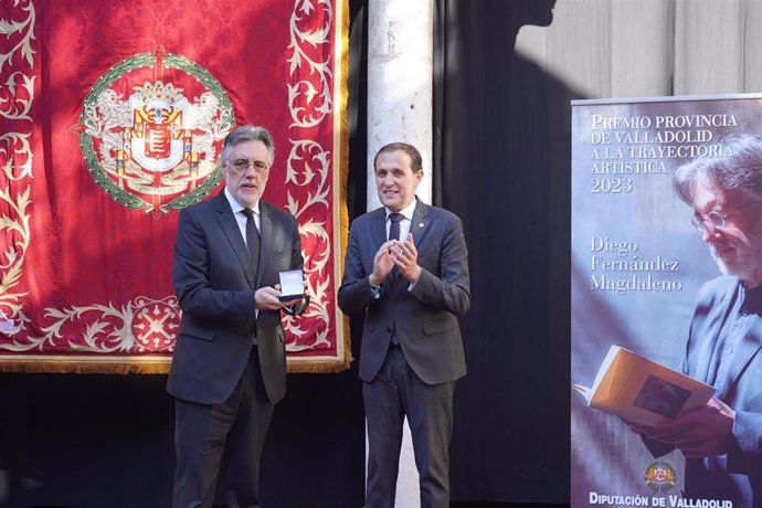 El pianista Diego Fernández Magdaleno recibe el premio a la Trayectoria Artística 2023 de la Diputación de Valladolid