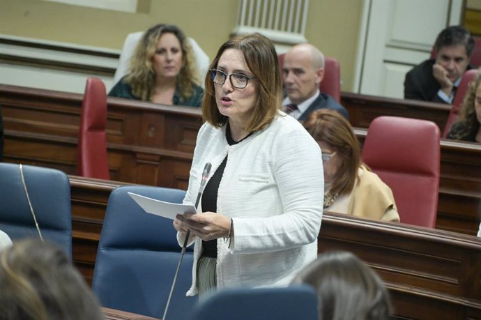 Archivo - La consejera de Bienestar Social del Gobierno de Canarias, Candelaria Delgado