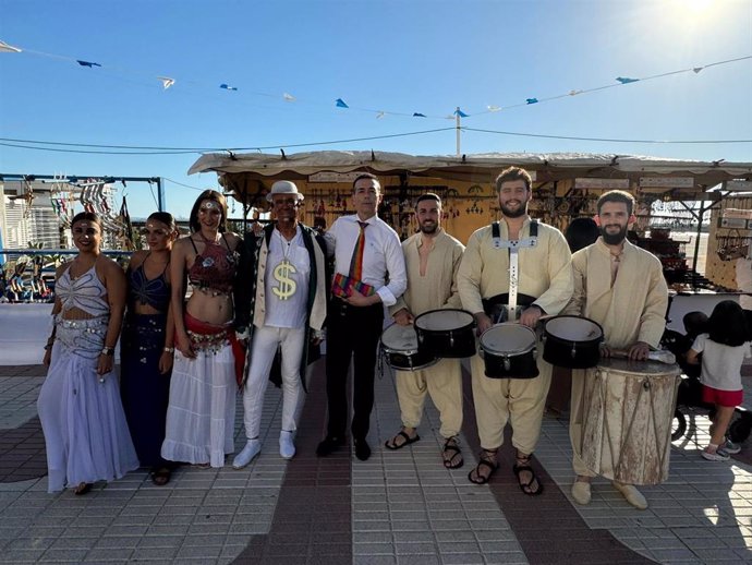 Inauguración del mercadillo de Las Noches Mágicas de San Juan en El Puerto de Santa María.