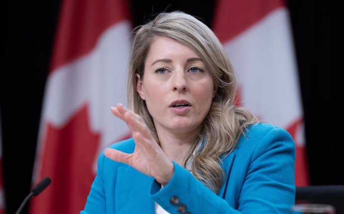 Archivo - La ministra de Exteriores de Canadá, Melanie Joly.