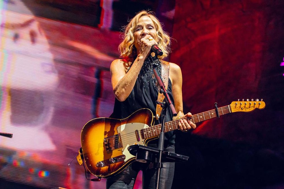 Un momento de la actuación de Sheryl Crow en Starlite Occident 2024.