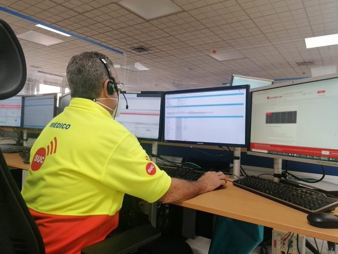 Sala operativa del Centro Coordinador de Emergencias y Seguridad (Cecoes) 1-1-2