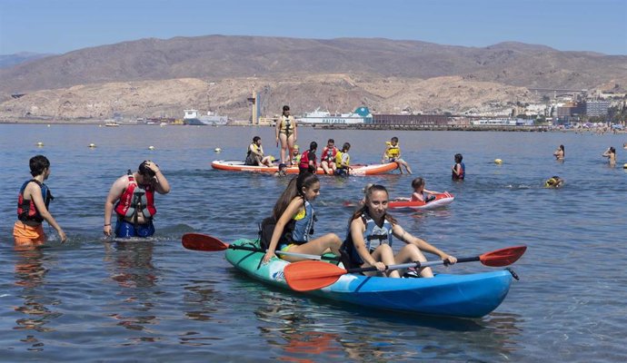 Actividad de la I Semana Azul de Almería.