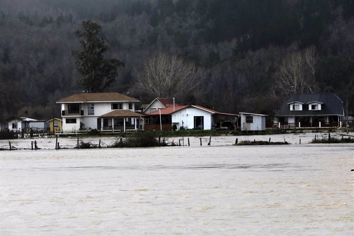 Archivo - Inundaciones en Arauco, Chile.