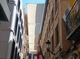 Sombraje en las calles de Murcia