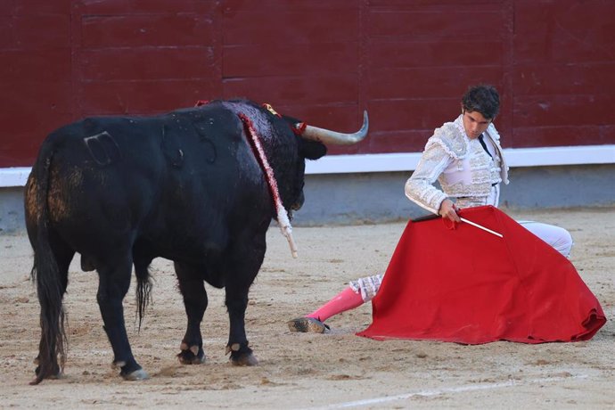 El torero Sebastián Castella durante una corrida en Las Ventas
