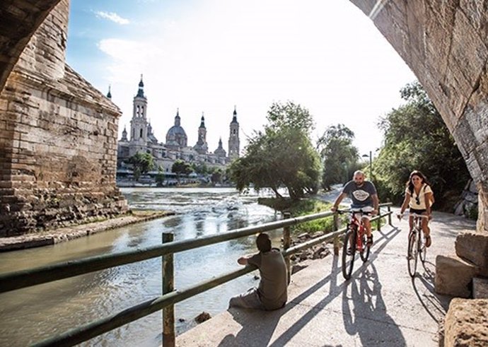 Ribera del Ebro en Zaragoza.