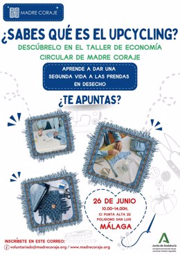 Cartel del taller que promueve Madre Coraje.