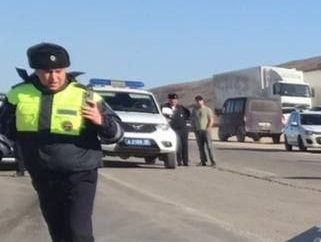 Policía en Daguestán, Rusia