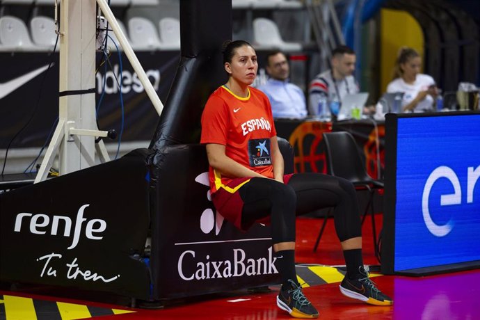 Maria Araújo durante el torneo de Vigo de preparación para los Juegos de París 2024.