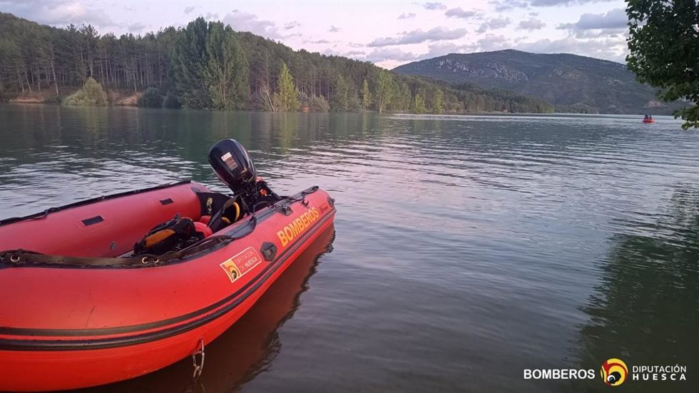 Pantano de Barasona, donde se ha localizado el cuerpo de un hombre desaparecido.