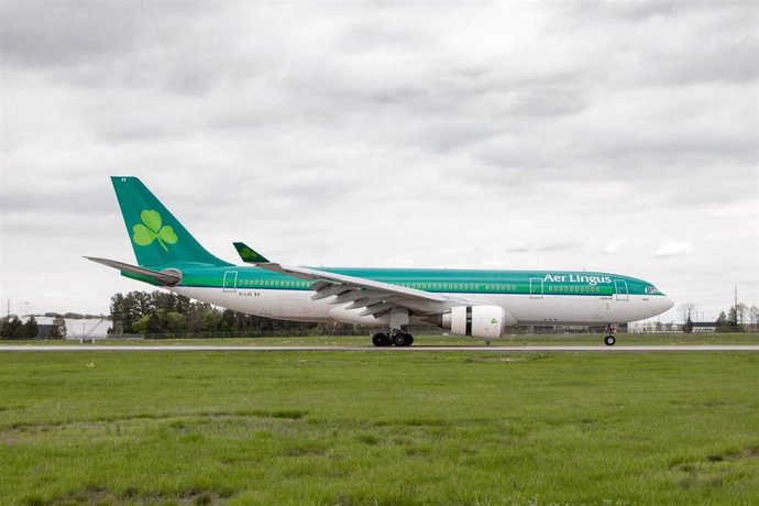 Archivo - Avión de Aer Lingus.