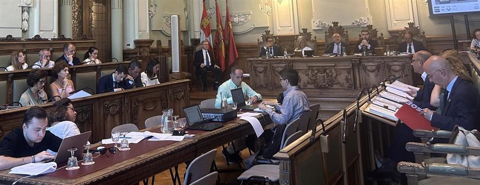 Pleno del Ayuntamiento de Valladolid.