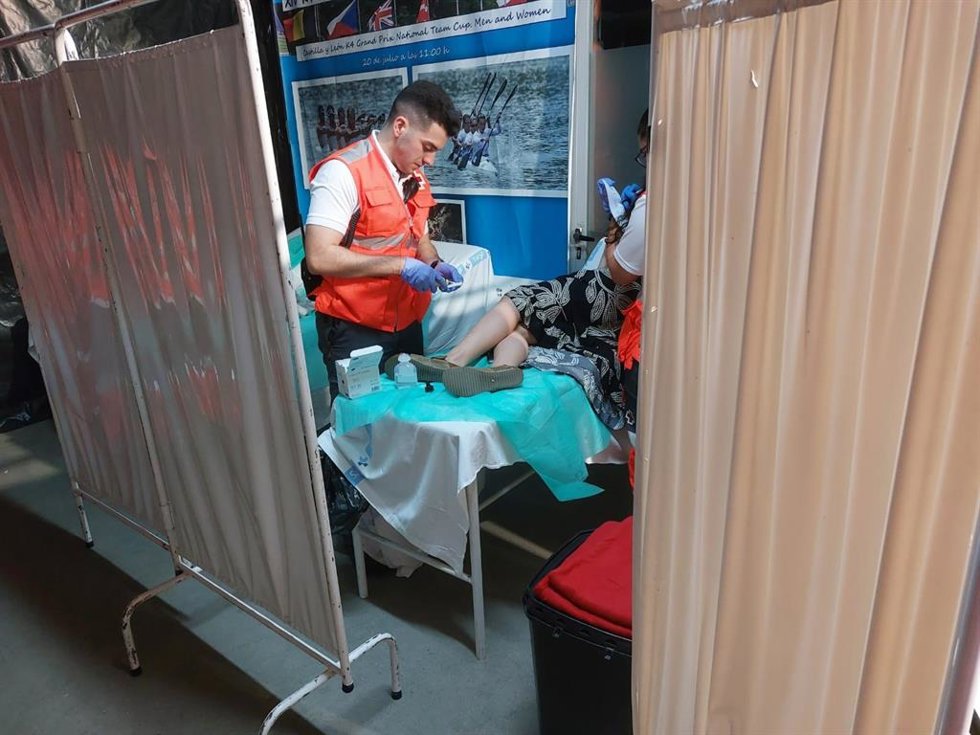 Una de las intervenciones de ayer.