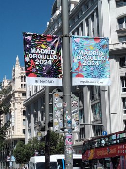 Cartelería del Orgullo 2024 en Madrid