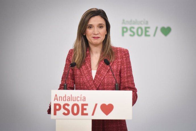 Archivo - La portavoz del PSOE-A, María Márquez, en una imagen de archivo.