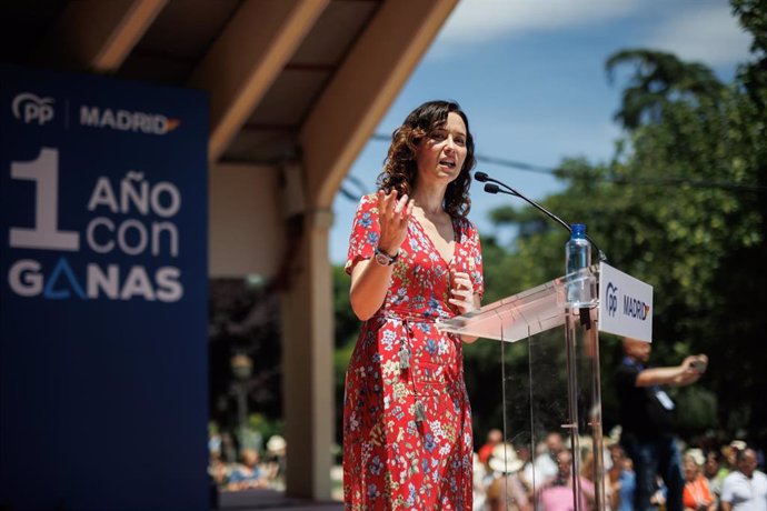 La presidenta de la Comunidad de Madrid, Isabel Díaz Ayuso.