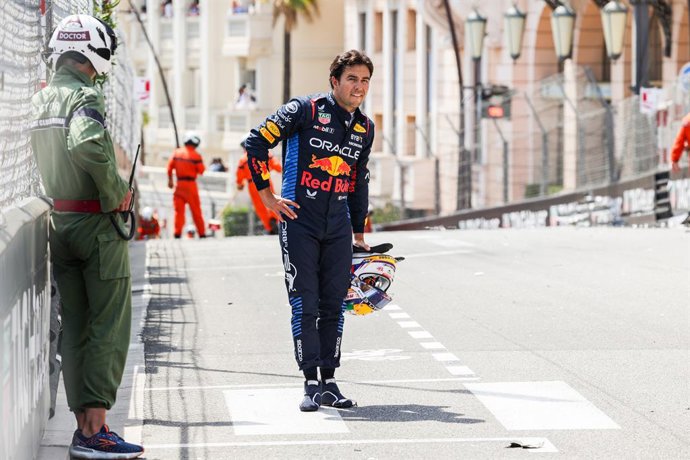 PEREZ Sergio (mex), Red Bull Racing RB20, portrait during the Formula 1 Grand Prix de Monaco 2024.