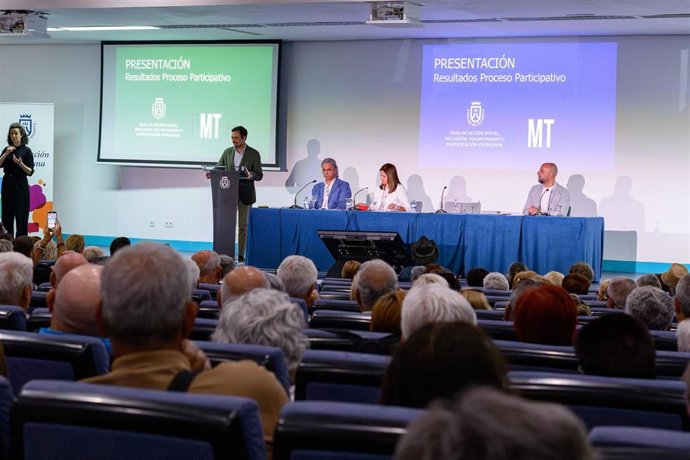 Acto de presentación de resultados de elaboración del Plan de Mayores de Tenerife