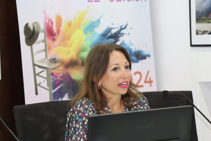 La delegada del Gobierno andaluz en Málaga, Patricia Navarro, en los cursos de verano que la Universidad Pablo de Olavide