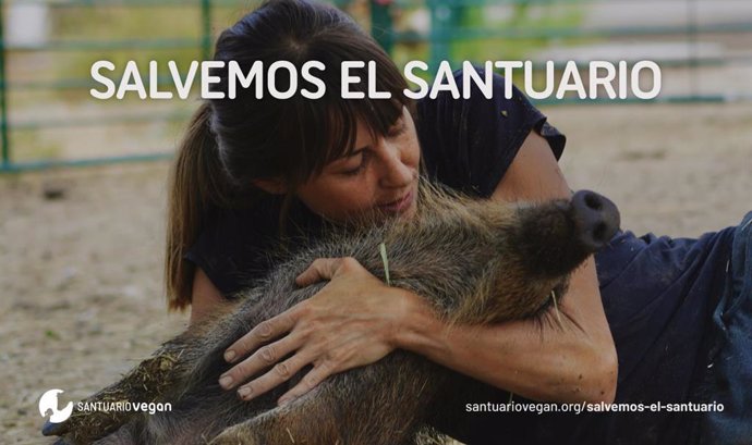 Laura Luengo en la fundación Santuario Vegan