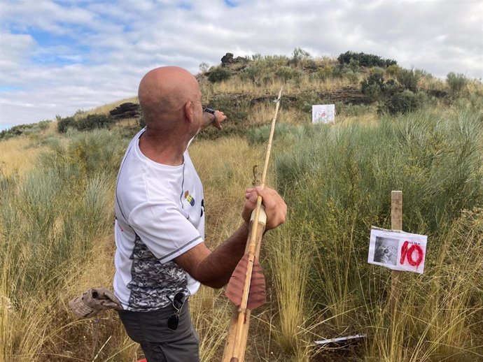 Uno de los participantes, durante el recorrido de los campeonatos.