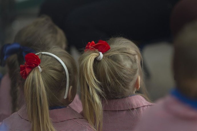 Archivo - Arxiu - Imatge d'arxiu d'escolars. 