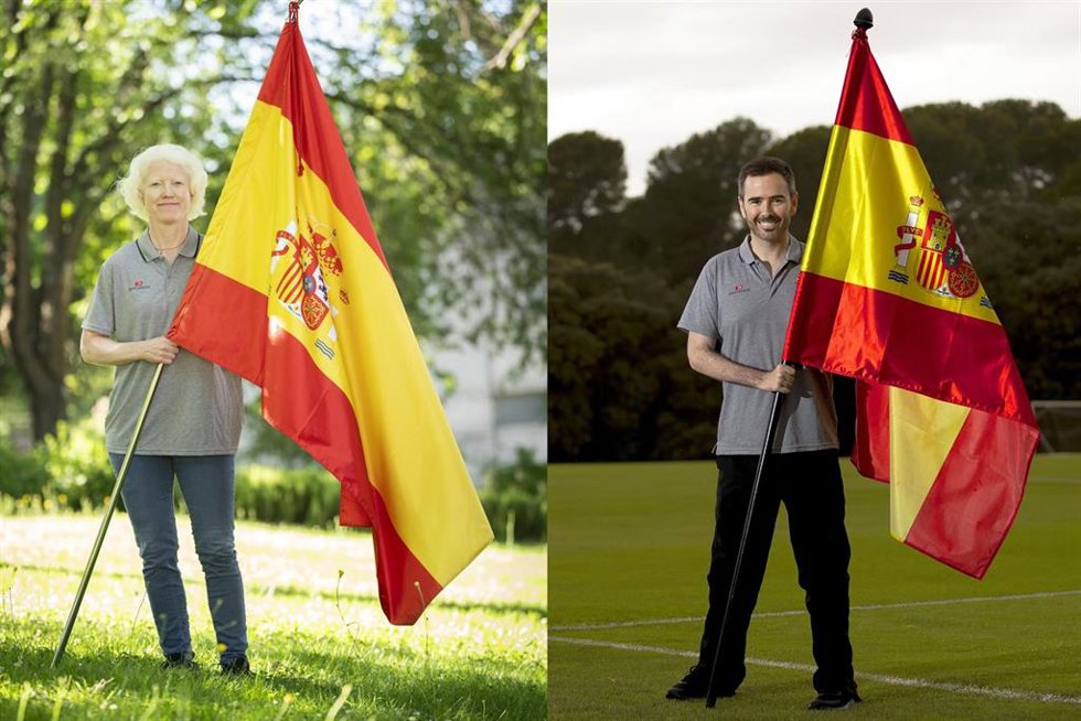 La vallisoletana Marta Arce y el sevillano Álvaro Vela.