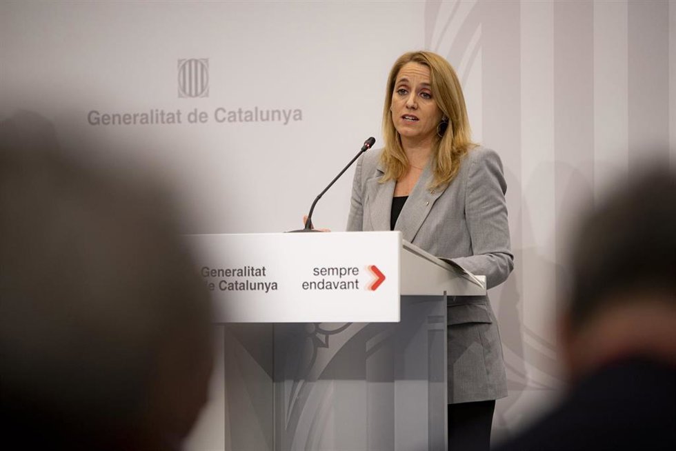 Archivo - La consellera d'Economia i Hisenda de la Generalitat de Catalunya, Natlia Mas, durante una rueda de prensa, a 18 de diciembre de 2023, en Barcelona, Catalunya (España)