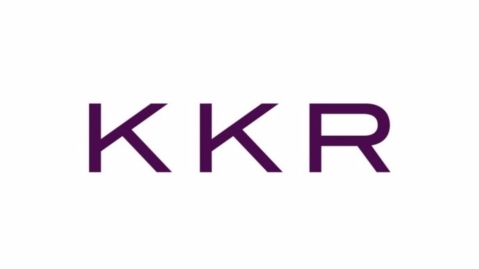 Archivo - Logo del fondo de inversión KKR