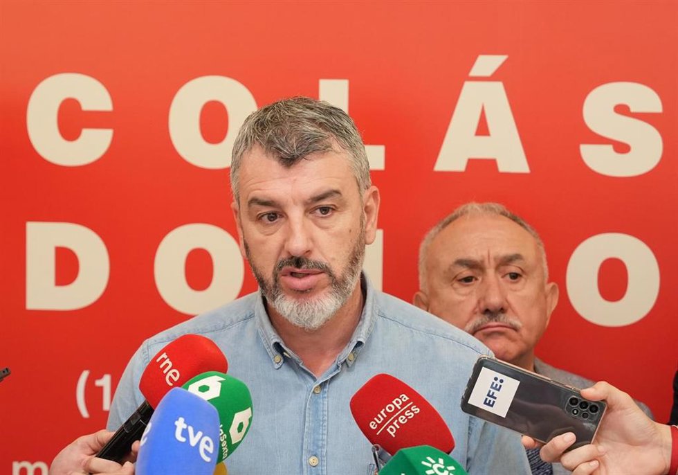 El secretario general de UGT-A, Oskar Martín, en una imagen de archivo.
