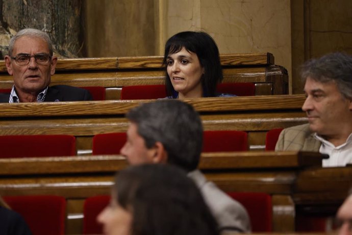 Archivo - La líder de Aliança Catalana, Silvia Orriols, en el Parlament