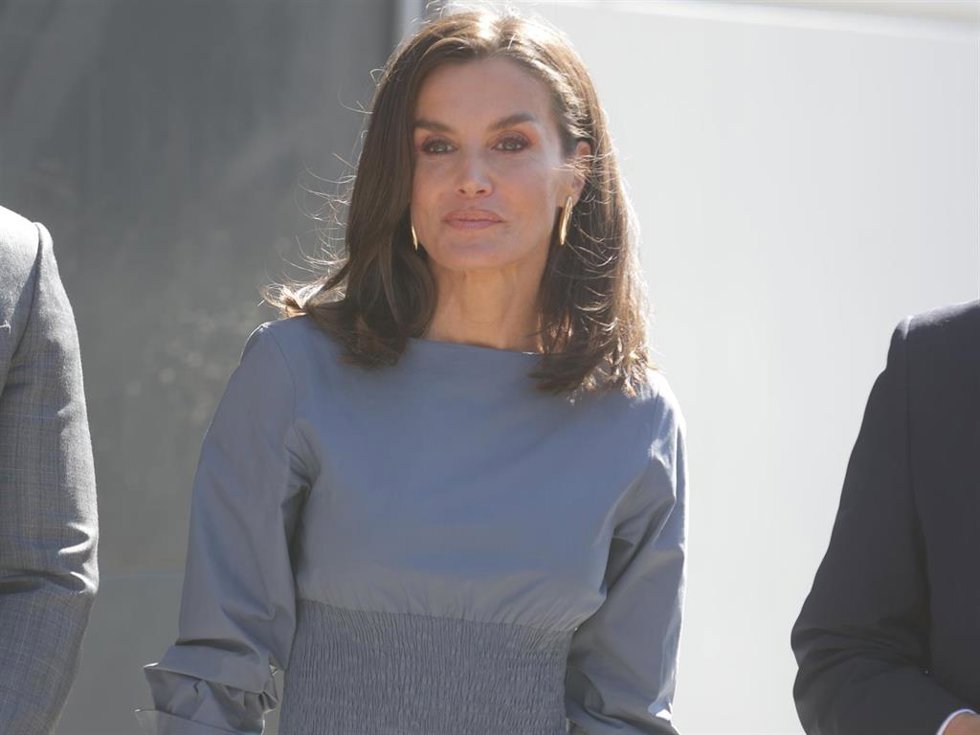 La Reina Letizia, a su llegada a la reunión del Patronato de la Fundación FAD Juventud
