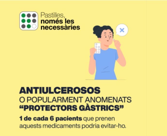 La Conselleria de Salud de la Generalitat ha puesto en marcha la campaña 'Pastilles, només les necessàries'