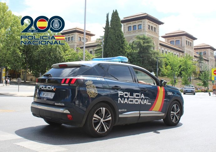 Coche patrulla de la Policía Nacional