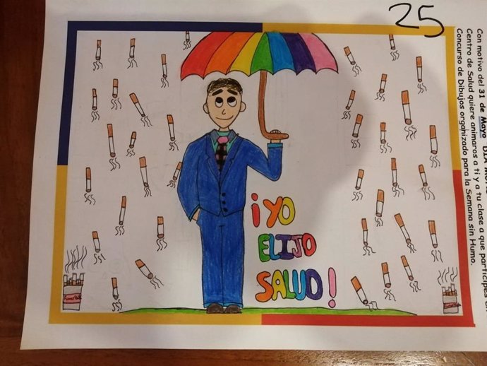 El Distrito Sanitario Málaga-Valle del Guadalhorce entrega los premios del certamen de dibujo del Día Mundial sin Tabaco