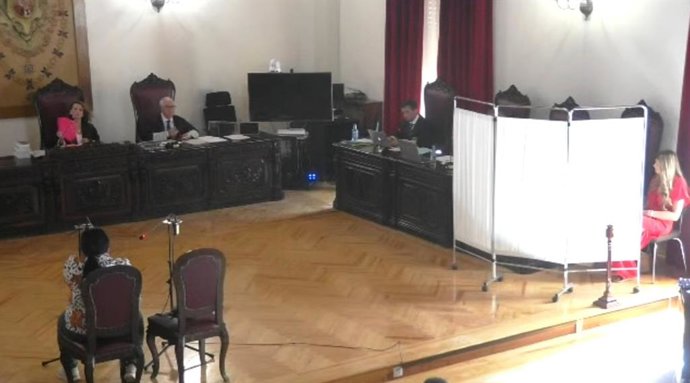 Segunda sesión del juicio por la muerte de J.B.S. En Gálvez en diciembre de 2021.