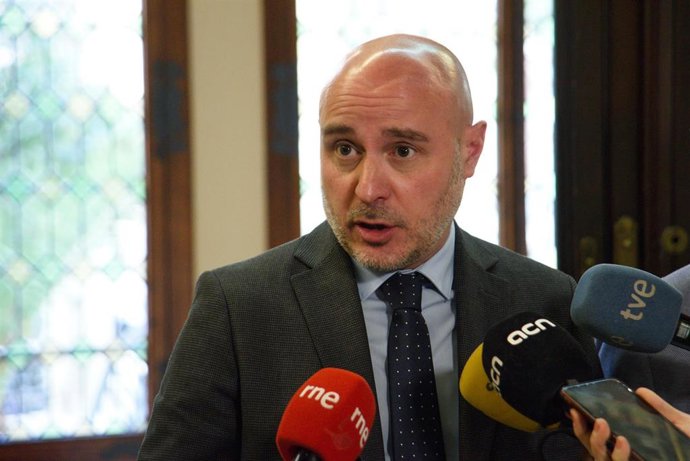 Archivo - El delegado del Gobierno en Catalunya, Carlos Prieto, en una imagen de archivo