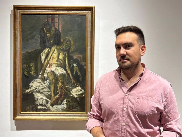 'Descendimiento En La Cruz' De Ressendi, Un Óleo Sobre Lienzo, De 80 X 52 Centímetros,  Viene A Enriquecer La Colección Municipal De Este Artista Que Podría Llegar A Disponer De Una Sala Propia, Según El Delegado De Cultura Christofer Rivas.