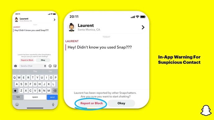 Nuevas funciones de seguridad para la comunidad de Snapchat.