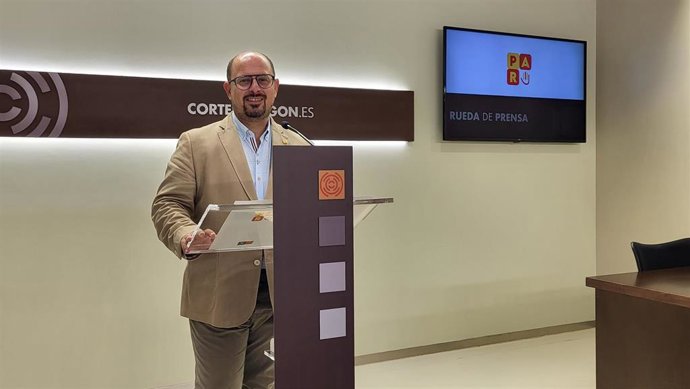 El diputado del PAR en las Cortes de Aragón, Alberto Izquierdo.