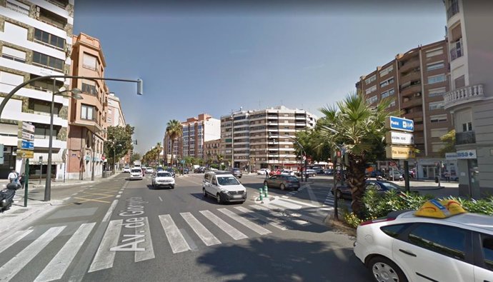 Archivo - Imagen de archivo del cruce de las avenidas Pérez Galdós y Giorgeta de València con la calle Jesús. 