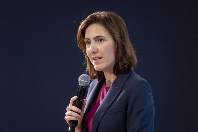 Archivo - May 6, 2024, Paris, France, France: Paris, France May 6, 2024 - Press conference announcing the program of the Besoin d Europe list, which represents the Renaissance party in the forthcoming European elections. The 27 EU countries have set the d