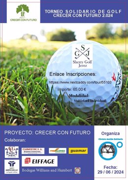 Cartel anunciador del torneo solidario.